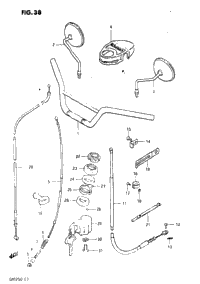 Handlebar - Front Cable