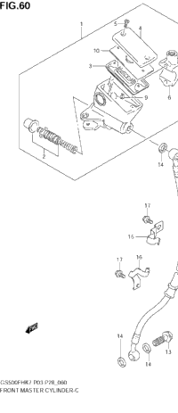 Front Master Cylinder (Gs500f)