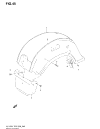Rear Fender (Model W/X)