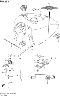 Fuel Tank (Vl1500l4 E28)