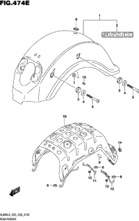 Rear Fender (Vl800tl8 E28)