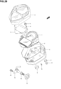 Speedometer (Sv1000sk3/Sk4)