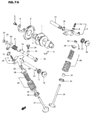 Cam Shaft - Valve (Model R/S/T)