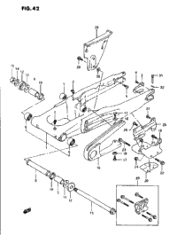 Rear Swinging Arm (Model L/M/N/P)