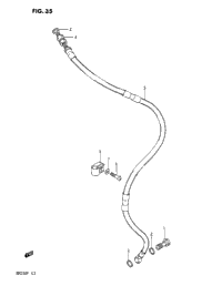 Front Brake Hose (Model F)