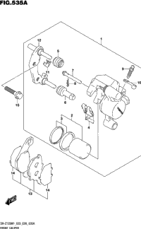 Front Caliper (Dr-Z125l)