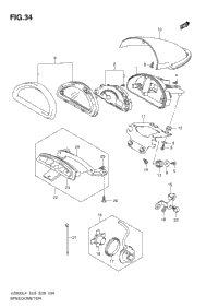 Speedometer (Vz800l4 E28)
