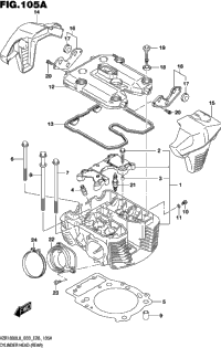 Cylinder Head (Rear) (Vzr1800l8 E28)