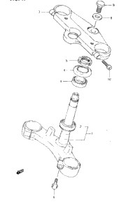 Rear Cushion Lever(Model J)