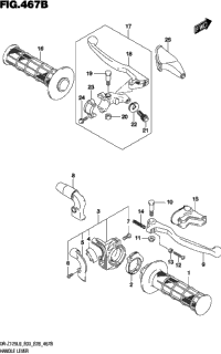 Handle Lever (Dr-Z125ll9 E03)