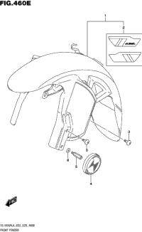 Front Fender (Dl1000al8 E33) (For Yu1)