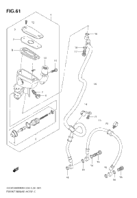 Front Brake Hose (Gsx1300bkk8/K9)