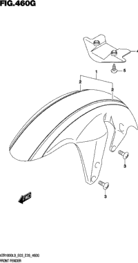 Front Fender (Vzr1800bzl9 E33) (Av4)