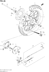 Rear Wheel (Dr-Z125l)