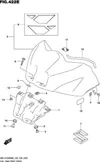 Fuel Tank Front Cover (Gsx-R1000rza)