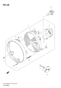 Headlamp (Gs500h E28, E95)