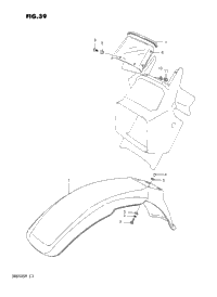Front Fender - Meter Visor