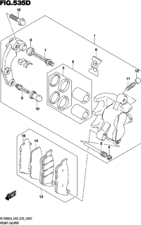 Front Caliper (Vl1500tl9 E33)