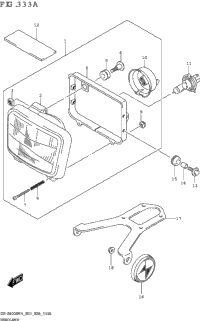 Headlamp (Dr-Z400s)