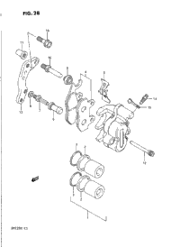 Front Caliper (Model K/L)