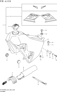 Fuel Tank (Dr-Z400s:E33)