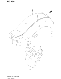 Rear Fender (Model W/X)