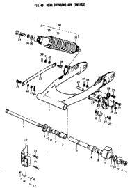 Rear Swinging Arm (Rm125m)