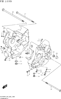 Crankcase (2) (Dl1050rj)
