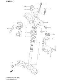 Steering Stem (Sv650k2)
