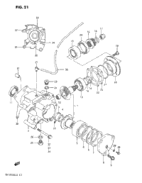 Secondary Drive Gear (Model F/F2)