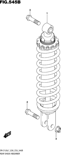 Rear Shock Absorber (Dr-Z125l E28)