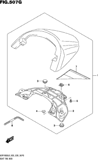 Seat Tail Box (Vzr1800bzl8 E33) (Jru)