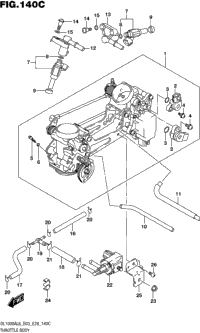 Throttle Body (Dl1000al8 E33)