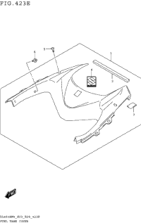 Fuel Tank Cover (Dl650xam4 E28)