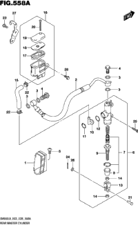 Rear Master Cylinder (Sv650l8 E03)