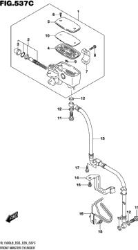 Front Master Cylinder (Vl1500bl8 E33)