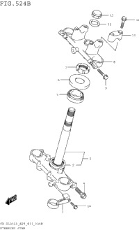 Steering Stem (Dr-Z125l5 E33)