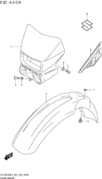 Front Fender (Dr-Z400s)