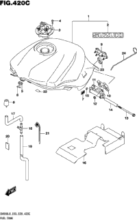 Fuel Tank (Sv650l8 E33) (For Yvb,Ykv)