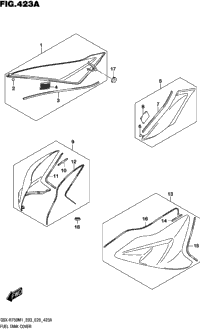 Fuel Tank Cover (Gsx-R750)