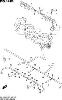 Throttle Body Hose/Joint (Gsx-S750zl9 E33)