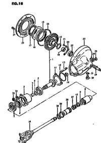 Propeller Shaft-Final Drive Gear