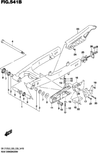 Rear Swingingarm (Dr-Z125ll9 E03)