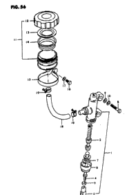 Rear Master Cylinder (Gs1100ex)
