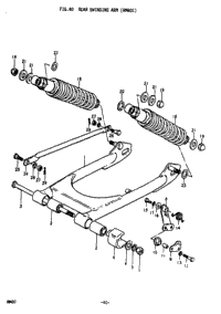 Rear Swinging Arm (Rm80c)