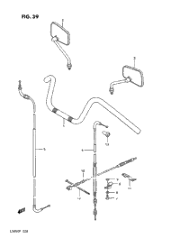 Handlebar - Control Cable (Ls650pg/Pj/Pk/Pl