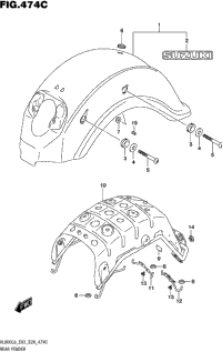 Rear Fender (Vl800l6 E33)
