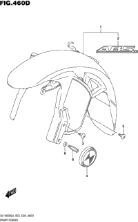 Front Fender (Dl1000al8 E28) (For Yvb,Yww)