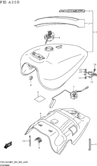 Fuel Tank (E03,E28)(See Note 1) 420E