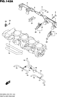 Throttle Body Hose/Joint (Gsx-R600l6 E03)